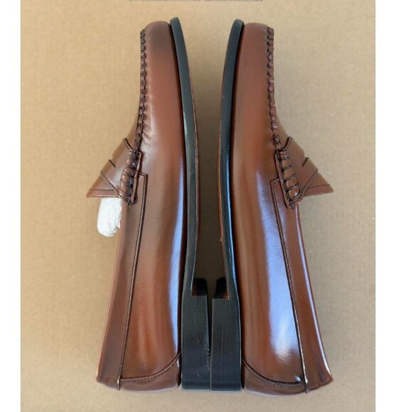 G.H. Bass Whitney Weejuns Penny Loafers in Cognac, Size 7 - Picture 8 of 10